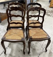 Four 19th Century French Side Chairs