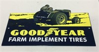 Very Nice Goodyear Farm Implement Tires Sign