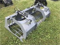 BRAND NEW 79" Skid Steer Rock & Brush Grapple