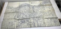 City of Milwaukee 1953 City Map 60 x 40