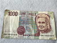 Banco D’Italia / 1000 Lira 10/03/1990