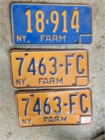 Vintage Farm Plates
