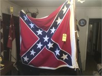 Confederate Flag & Stand