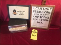 Demi- Serv Napkin Holder & 2 Pictures