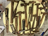 hammers and assorted tools