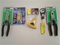 Unused Tools Incl. Linesman Pliers