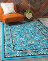 Unique Loom Sialk Hill Collection Area Rug -