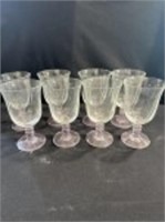 25 ASSORTED STEMMED GLASSWARE