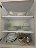 3 Shelves Glassware, Salt & Pepper