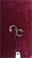 14k hoop earrings