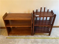 2 Wooden Bookcases