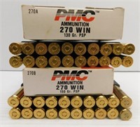 (40) Rounds of PMC 270 win. 150 and 130 GR PSP