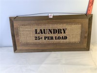 Laundry Hanging Piece Approx 24" Wide