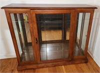 Glass Showcase Console Table Display Cabinet