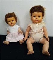 Two vintage tiny tears dolls