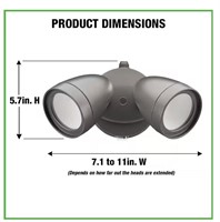 Commercial Electric LED Flood Light Security