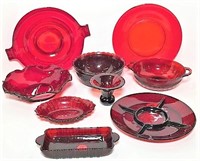 Vintage Ruby Glassware