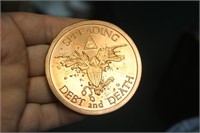 5 Ounces Copper Coin