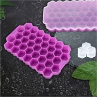 2pcs/set Ice Cube Tray Honeycomb Shape silicone