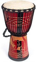 Djembe Drum, AKLOT African Drum Hand-Carved 9.5''