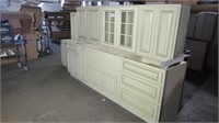 Galley Set, 30" Uppers, 24" Single Drawer Base, 9"