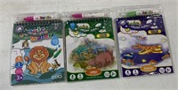 3PCS KIDS WATER COLOURING BOOKS