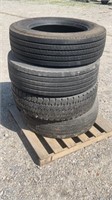 (3)19.5 TIRES (1) 19.5 TIRE AND WHEEL 8 HOLE
