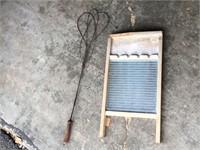 WASHBOARD AND RUG BEATER