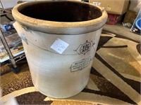 **MONMOUTH POTTERY 15 GAL. CROCK "AS IS" COOL