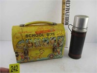 SCHOOL BUS LUNCHBOX AND THERMOS