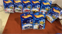 8 New Hot wheels New on Card.  This lot includes