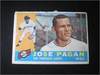 1960 TOPPS #67 JOSE PAGAN SF GIANTS