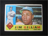 1960 TOPPS #255 JIM GILLIAM LA DODGERS