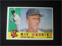 1960 TOPPS #452 RAY WEBSTER RED SOX