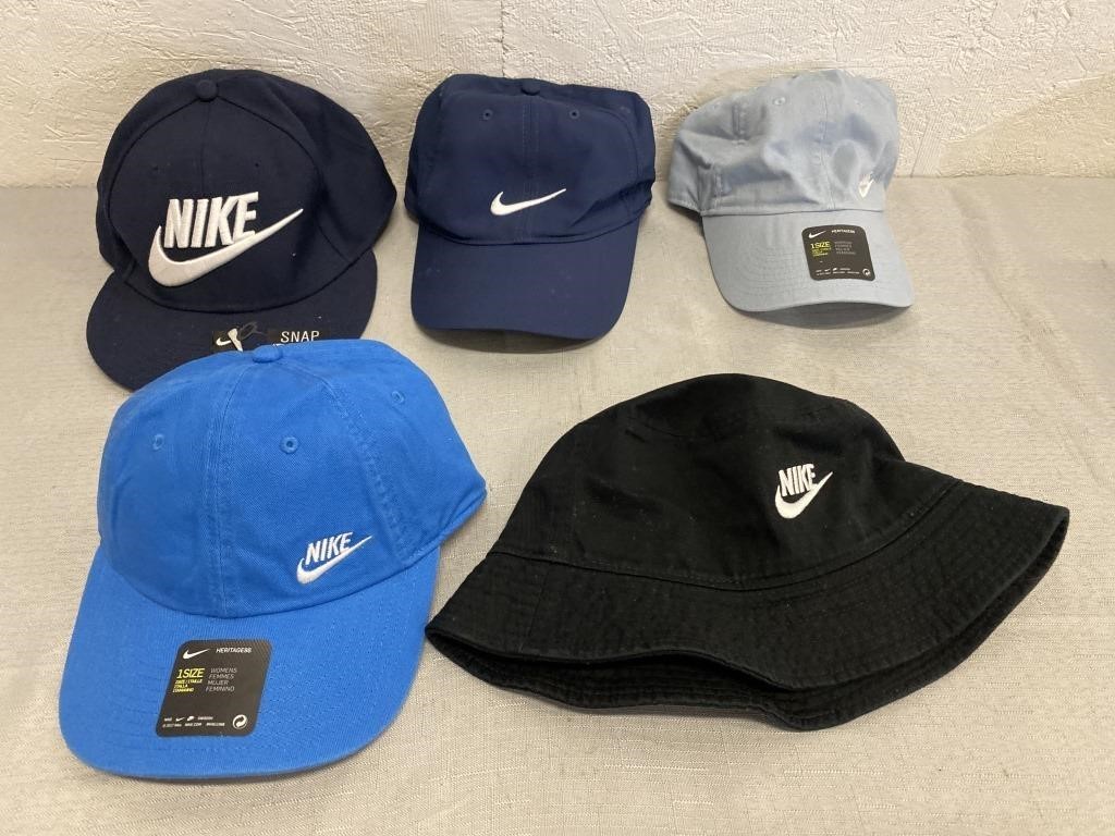 5 Various Style Nike Hats