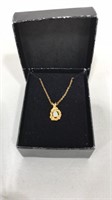Genuine Opal necklace -in little black box-