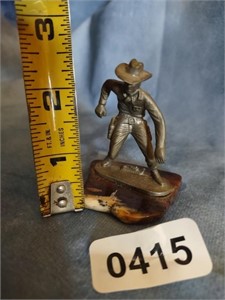 Pewter Bat Masterson Figurine
