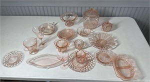 Assorted Pink Glass