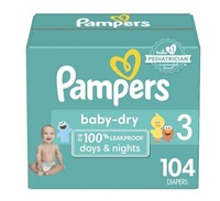 PAMPERS BABY DRY S3 SUPER 1/104