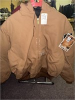 Carhartt quilted flannel lined jacket size 2XL