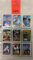 Collector baseball cards- set of 9