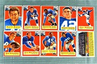 1956 Topps New York Giants football complete team