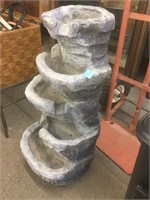 Plastic Fountain - no pump - approx. 2.5 ft tall