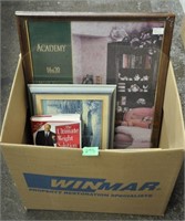 Lot of books & picture frames