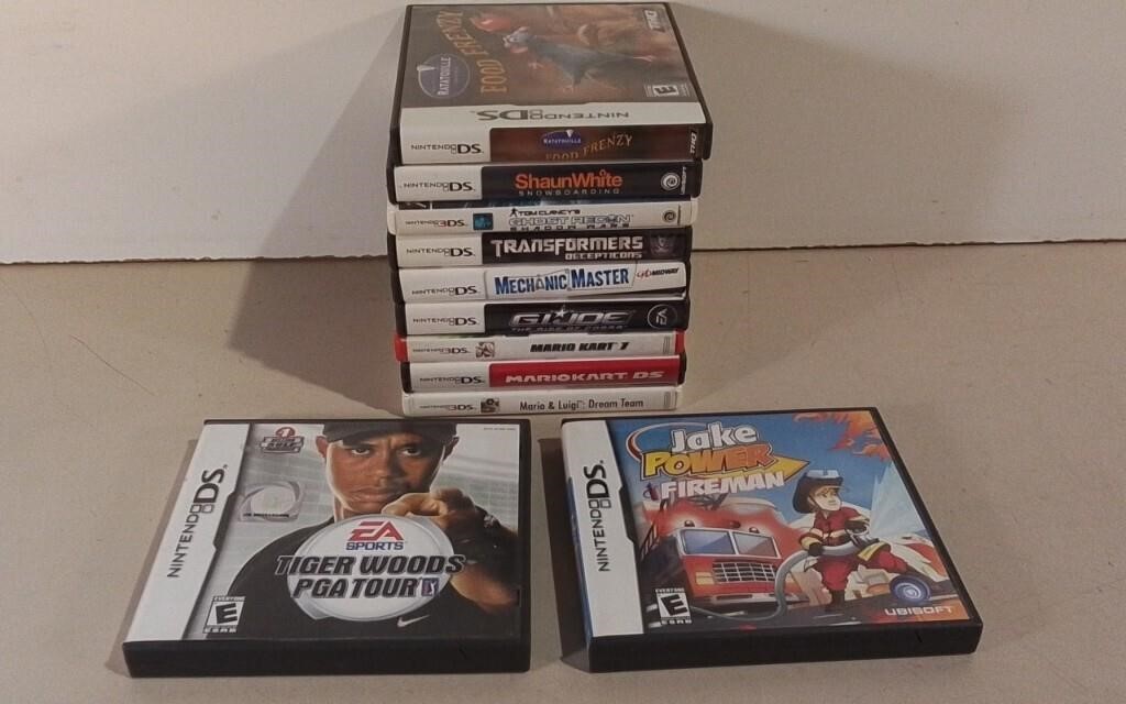 Two Nintendo DS Games & Lot Of Empty Cases