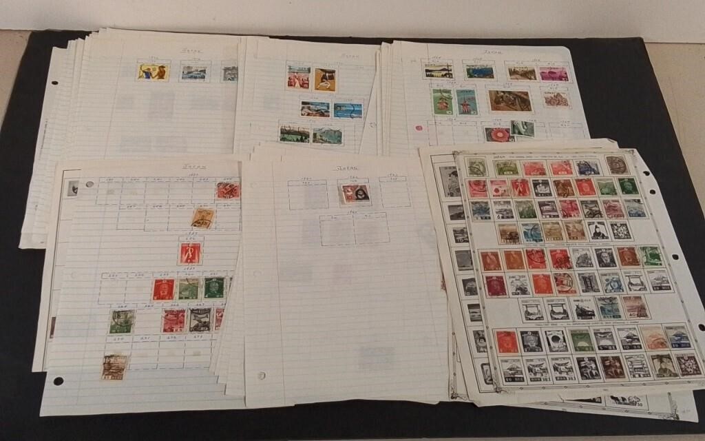 Lot Of Vintage Japan Stamps
