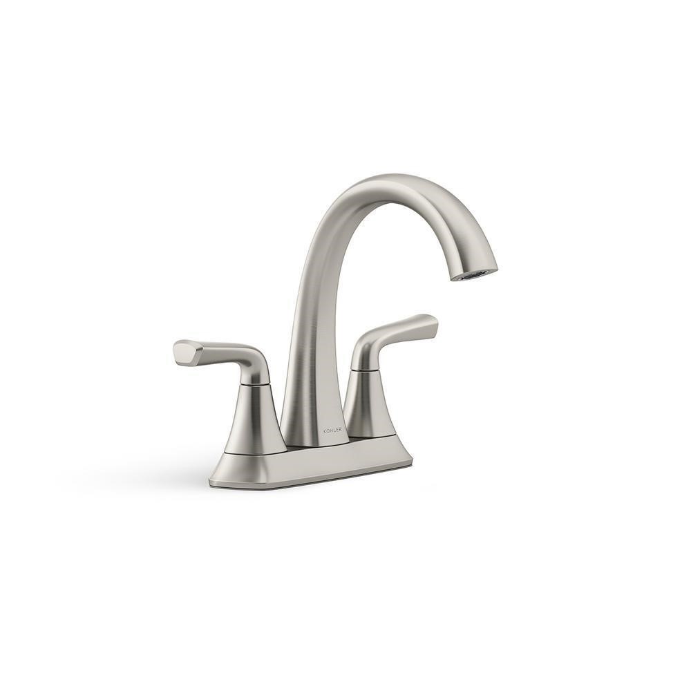 KOHLER 4in Centerset 2-Handle Bathroom Faucet