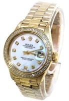 Rolex 18kt Gold Oyster Datejust Lady President