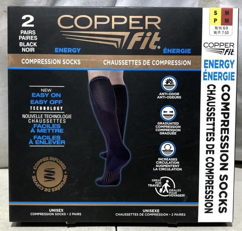 Copper Fit Compression Socks S/m
