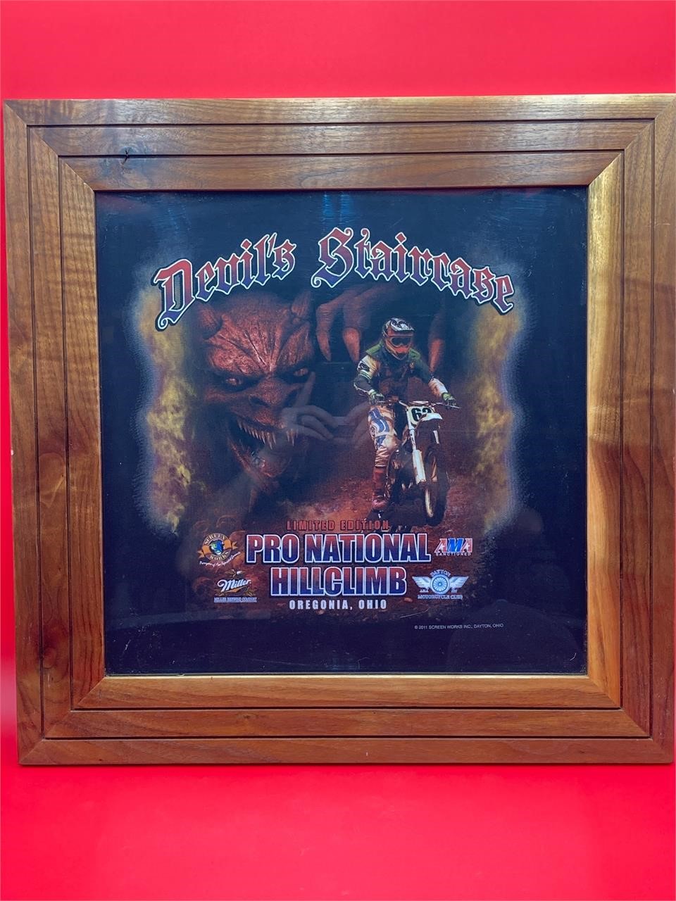 Framed 16x16” Devil’s Staircase Sign